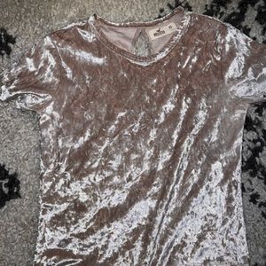 Hollister velvet shirt